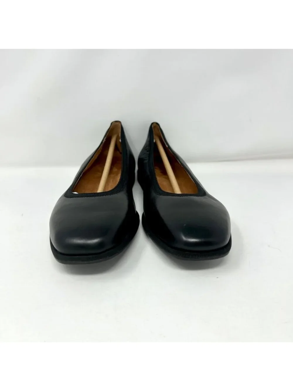 Vionic Caroll 2.0 Women's Black Leather Ballet Flats Size 9.5 Arch Support Shoe